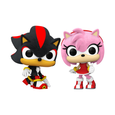 Funko Pop! Vinyl: Sonic the Hedgehog - Shadow & Amy 2-Pack (Flocked) - Target...