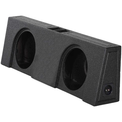 Qpower QBOMB Dual 10'' Vented Empty Box Behind Seat Mount