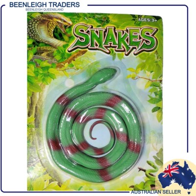 85cm - RUBBER TREE SNAKE - Great To Deter Birds From Your Hanging Baskets - NEW