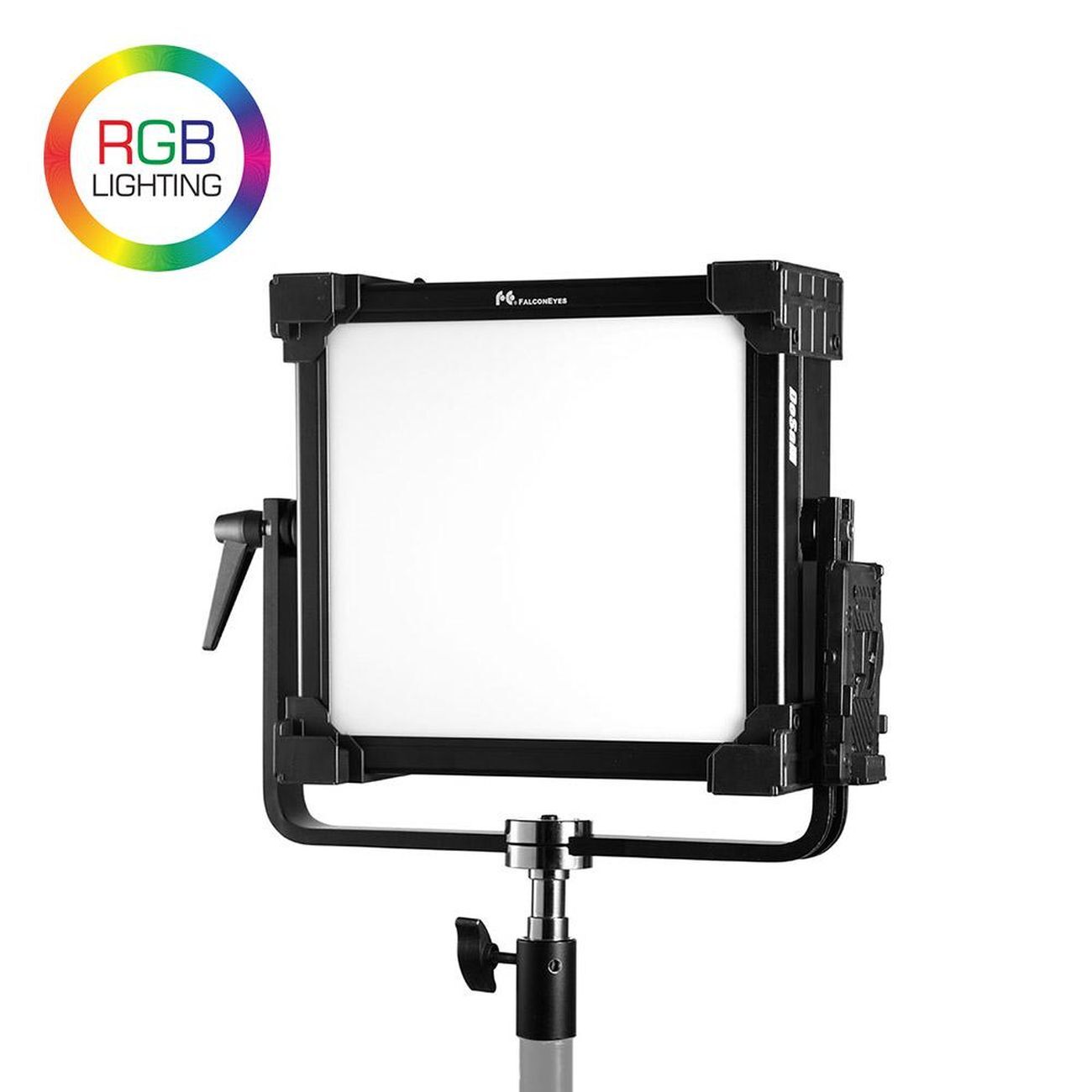 FALCON EYES Desal DS-811 RGB LED 200W Panel 30x30cm mit Effektfilter + V-Mount