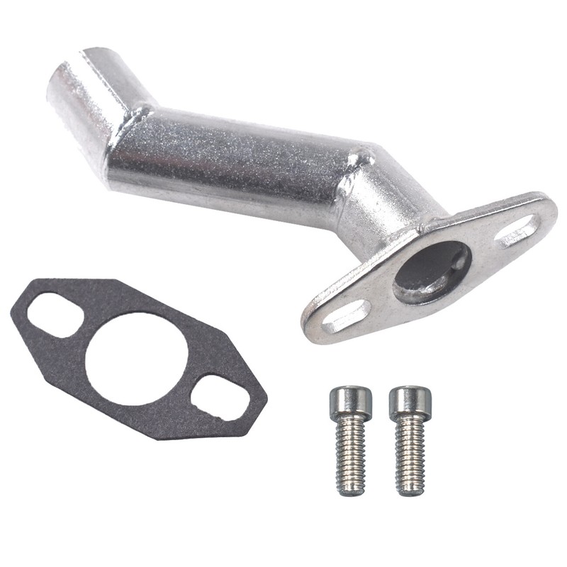 32-40mm Silver Offset Intake Manifold w/Gasket For 49cc 66cc 80cc Motorized Bike