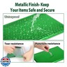 Metallic Matte Green Bubble Mailers - Durable 4x8 Inch Padded Envelopes - Tear-Resistant Shipping Bags, Pack of 25