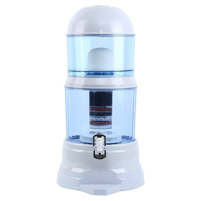 16L Home Water Filter Ceramic Carbon Mineral BenchTop Dispenser
