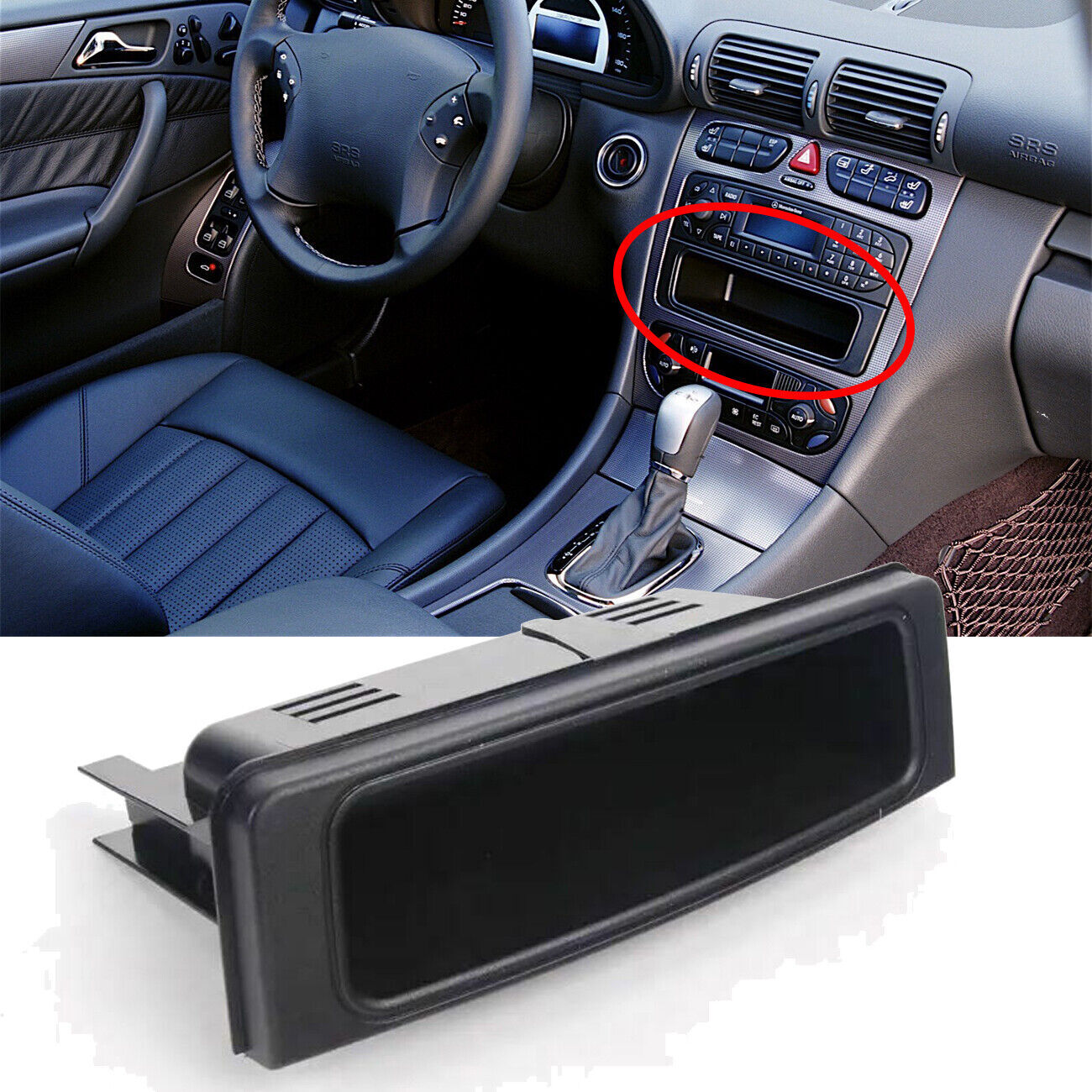 InterieurDeurgreep 2 pcs/4 pcs Auto Links Rechts Binnendeur Pull Handle Set Vervanging Voor Benz Voor W203 voor C Klasse Sedan 2000-2004 2005 2006 2007 Auto interieur deurgrepen (Maat : Gray 4pcs set