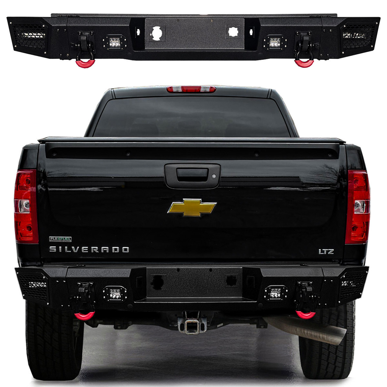 Vijay Fit 2007-2013 Silverado 1500 & Sierra 1500 Rear Bumper w