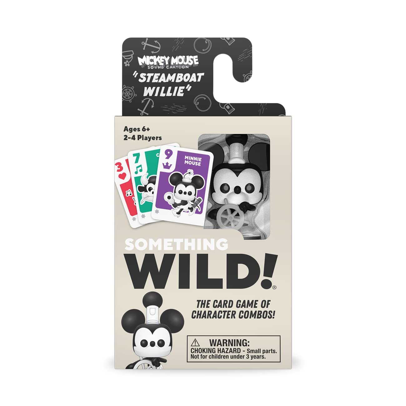 Funko Steamboat Willie Brettspiel Mit Sammlerfigur – Schnelles Kartenspiel Für Kinder Ab 6 Jahren
