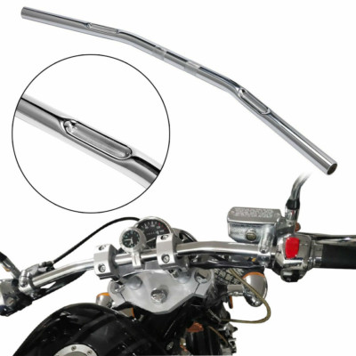 1'' Chrome Handlebar Drag Bar Fit For Kawasaki Vulcan 750 900 1500 1600 1700 2000