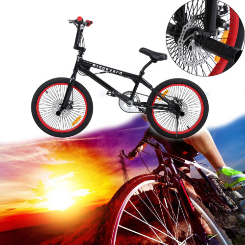 RIDGEYARD 20 Zoll BMX FAHRRAD 360°-Rotor-System Rad 7 Schwungräder Kinderrad