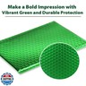 Metallic Matte Green Bubble Mailers - Durable 4x8 Inch Padded Envelopes - Tear-Resistant Shipping Bags, Pack of 25