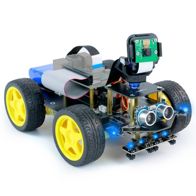 Yahboom Robot AI Car Kit Intelligent Robot Raspberry Pi 4B DIY Programming Start