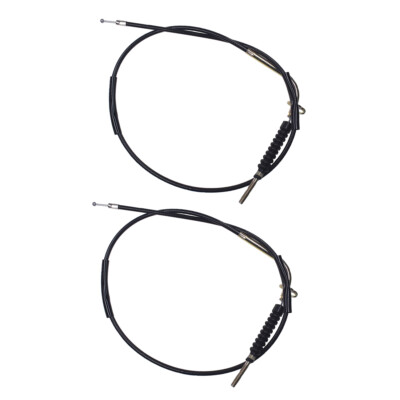 2x Front Brake Cable  For Suzuki LT80 Quad Sport 1987-2006 Black 58110-40B00