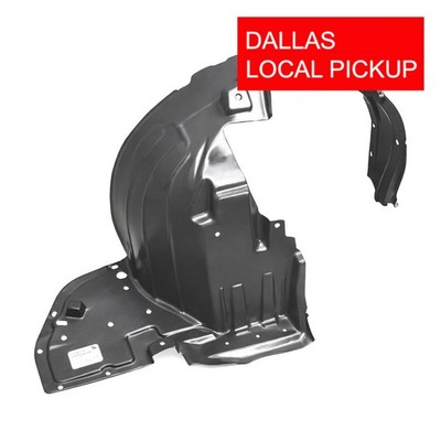 2012-2014 Nissan Versa Front Left Fender Liner NI1248128 638433BA0A. TX