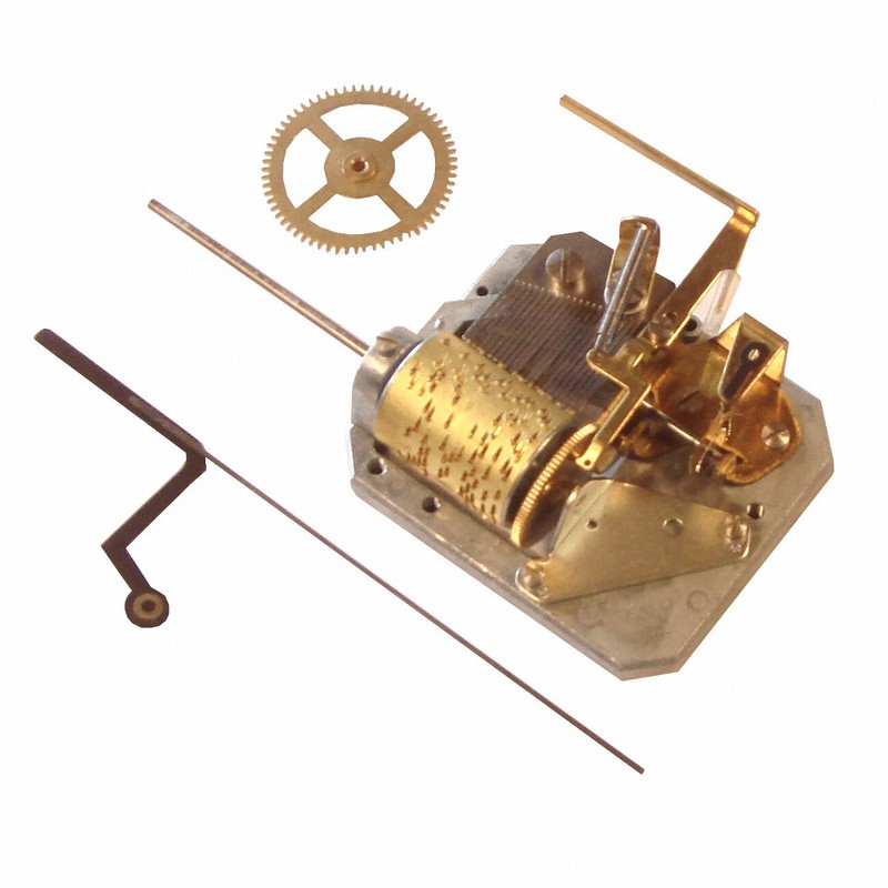 Mechanisches Musikspielwerk Werk Pf 1.22 - 13 ZÃ¤Hne, Achse 48mm 9.0600.01 Neu