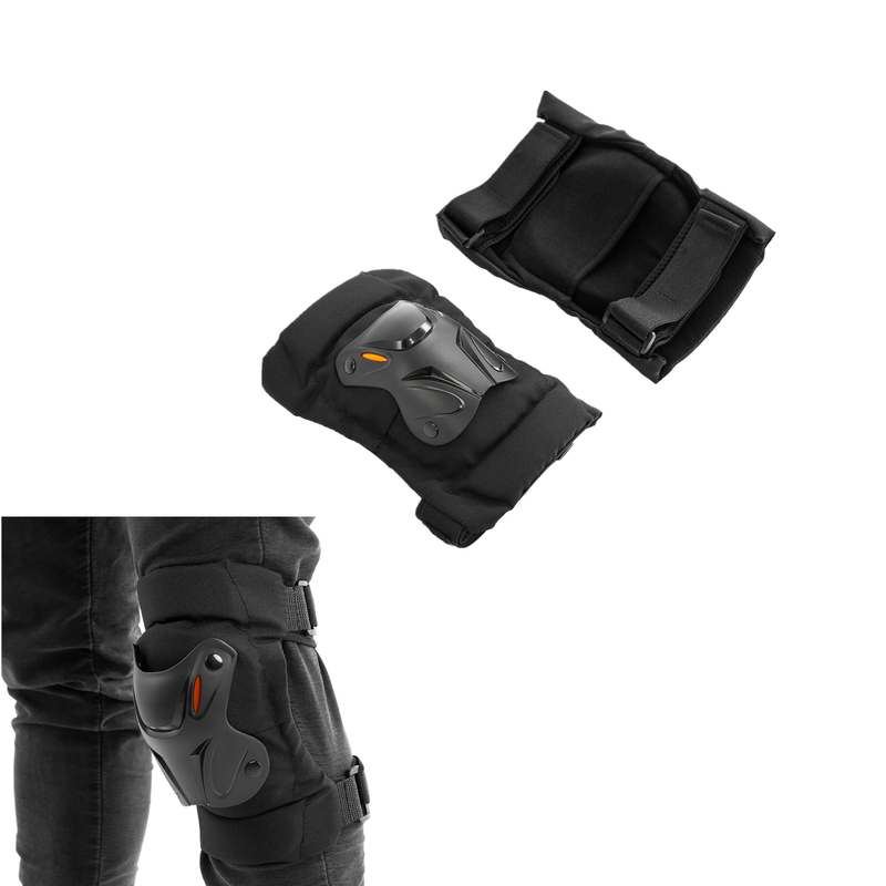 Black Knee Shin Protector Protective Guard Fit For Cycling Skateboard Skiing
