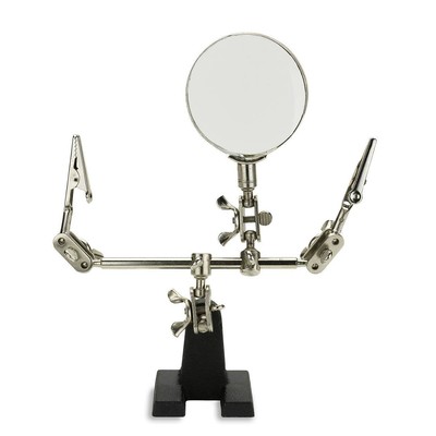 NEIKO 01902 Adjustable Helping Hand with Magnifying Glass Third Hand Solder A