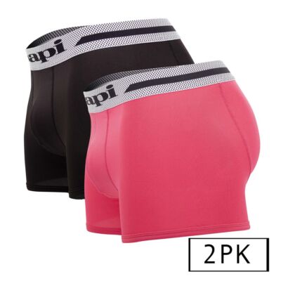 Underwear: Papi UMPA080 2PK Microflex Brazilian Trunks