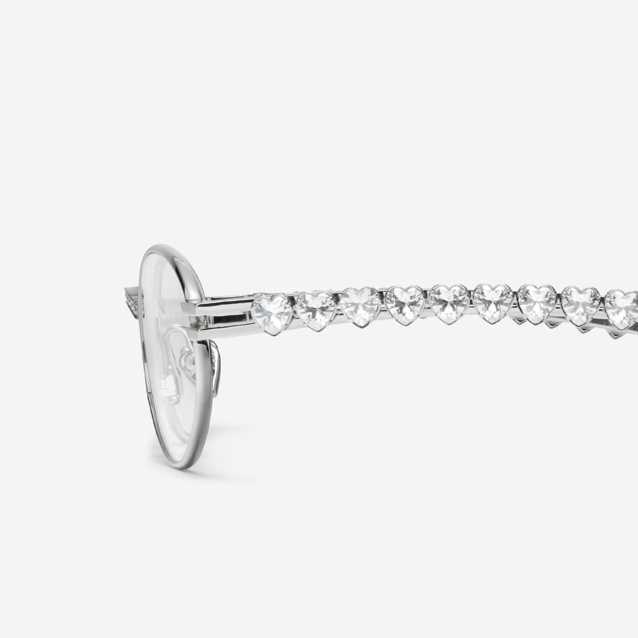 Pre-owned Gentle Monster X Jennie Jentle Salon Barrette 02 Silver Metal Clear / Fedex.