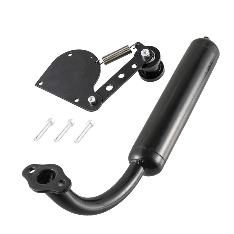 Exhaust Muffler Expansion Chamber Chain Tensioner Kit for 60cc Motorized Bike