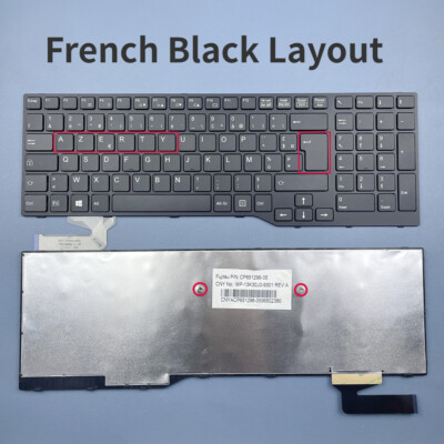 UK French Keyboard For Fujitsu LifeBook A357 A359 A514 A544 A555 A557 AH355 356