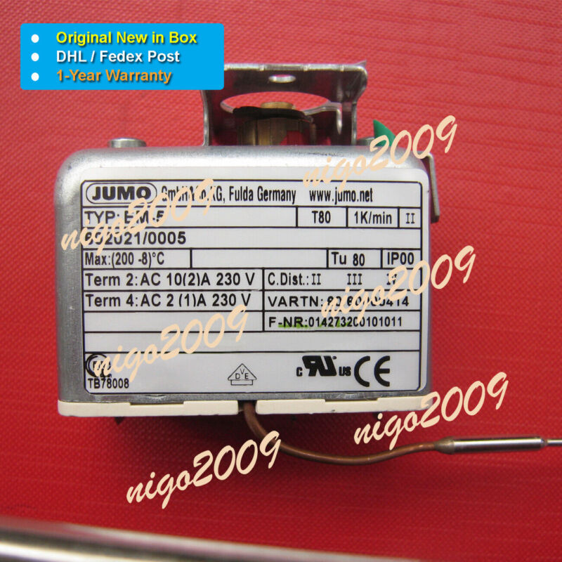 New In Box Jumo Em-5 602021/0005 Max:(200-8) Celsius Temperature Sensor Probe