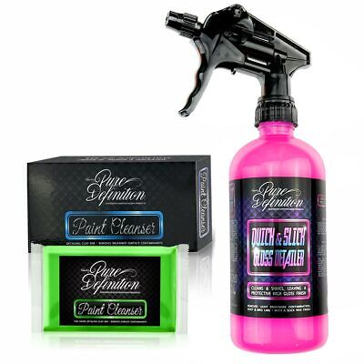 Clay Bar and Quick Detailer Kit Car Detailing Fine Claybar Set Pure Definition