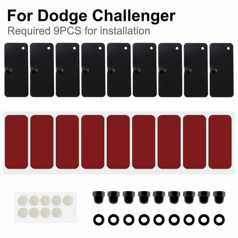 Rear Window Louvers Replacement Hardware Kit for Ford Mustang Dodge Challenger