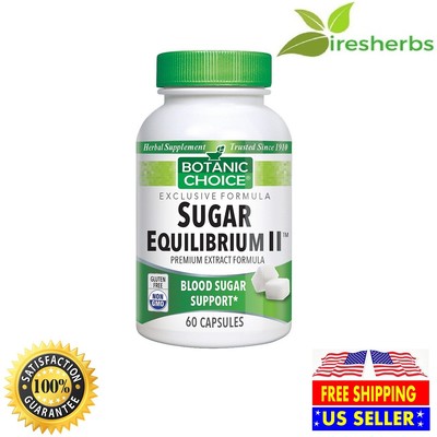 #1 Best Blood Sugar Support Herbal Supplement Maintains Cholesterol 60 Capsules