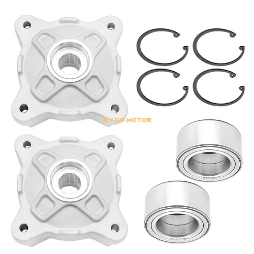 Front Wheel Hubs & Bearings & Studs Kits for Polaris RZR 800 RZR S 800 2008-2014