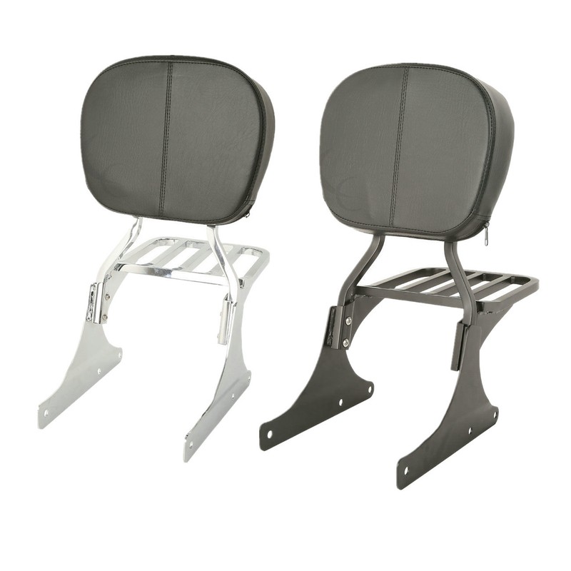Backrest Sissy Bar Luggage Rack For Harley Heritage Softail Classic