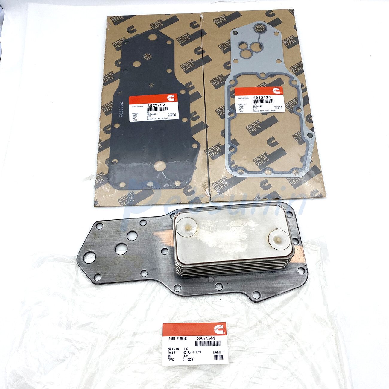 Cooler W/gasket Set Fits For 1989-97 Dodge Cummins 6b 6bt 5.
