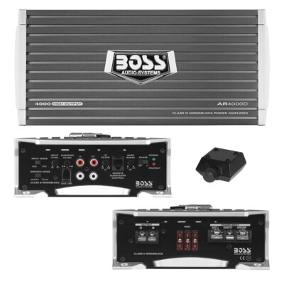 NEW 4000w Monoblock Subwoofer Audio Amplifier Massive Speaker Power Car Sound
