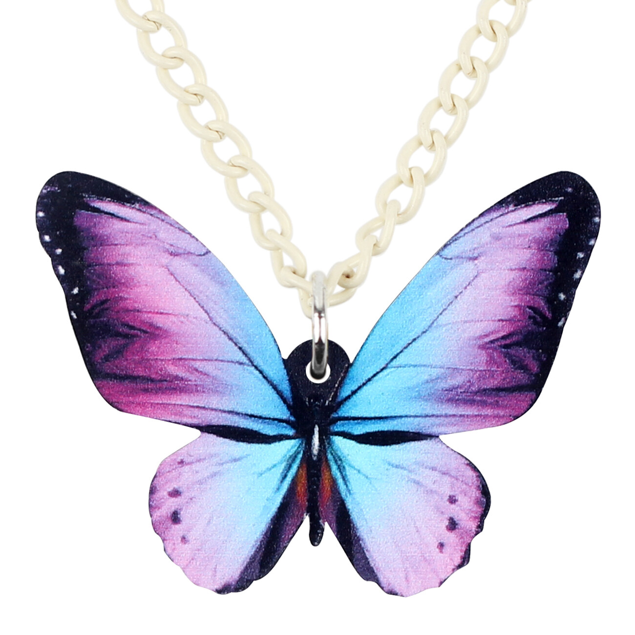 ◇BLACKPURPLE◇ 5p happy butterfly necklace $_10.JPG?set_id=880000500F