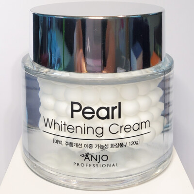 Anjo Pearl Whitening Cream 120g Anti Wrinkle Moisturizer Elasticity K-Beauty