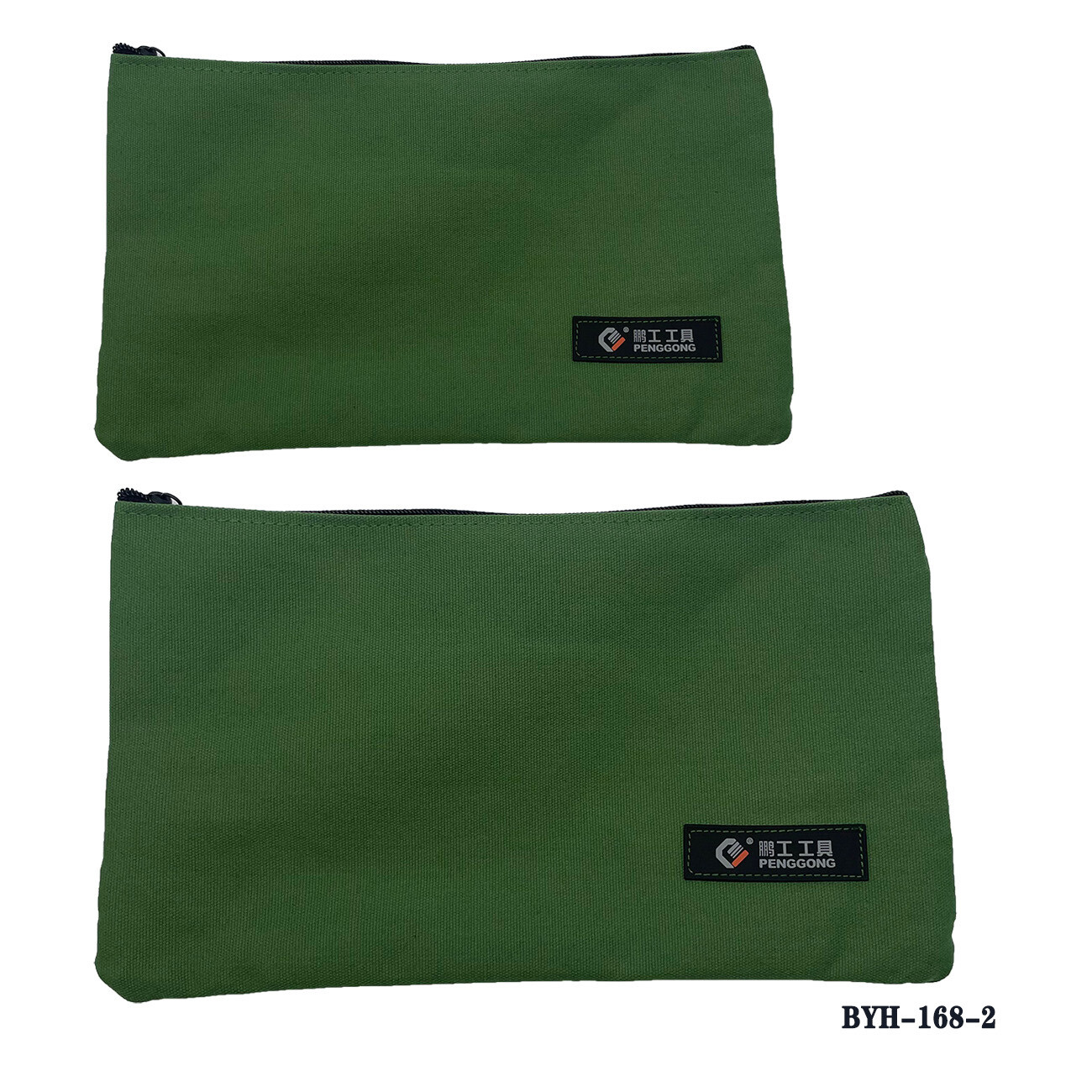 Heavy Duty Canvas Tool Bag with Metal Zipper Muti-Purpose Portable Waterproof