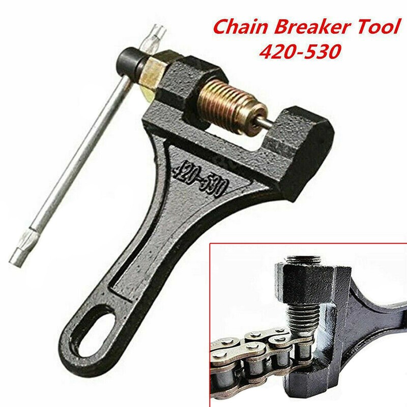 Motorcycle ATV Dirt Pit Bike Chain Breaker Break Riveting Tool 420 428 520 530