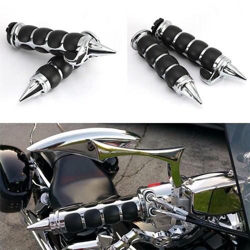 Pair Motorcycle Hand Grips 1" Handlebar For Suzuki Boulevard M109R M50