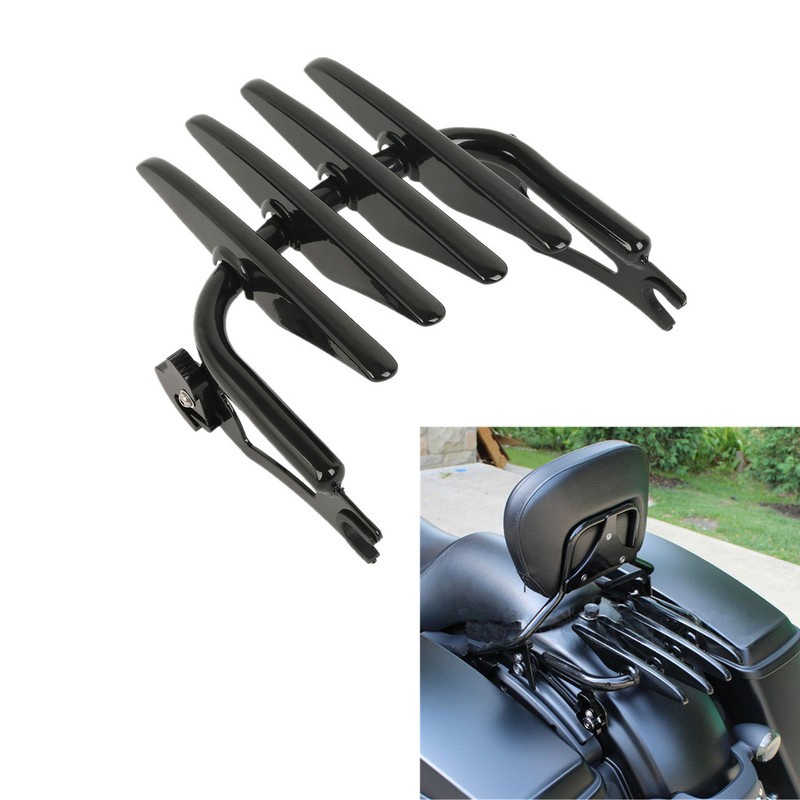 Detachable Stealth Luggage Rack Fit For Harley Touring Road Street Glide 09-2023