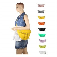 DAMEN XXL LEDER TASCHE CROSS BODY BAG Brust Hüfte Schultertasche Umhängetasche