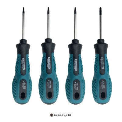 4pcs Torx Screwdriver Set Hand Tool Multi-Purpose Magnetic Tool Kit T6,T8,T9,T10
