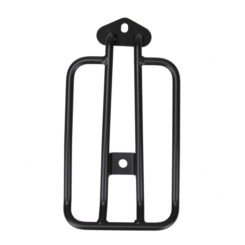 Black Steel Fender Rear Solo Seat Luggage Rack For Harley Sportster XL 883 1200