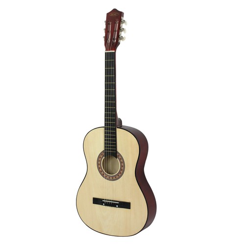 Acoustic Guitar 38" Full Size Beginners Guitar w/Case,Strap,Tuner & Pick Natural
