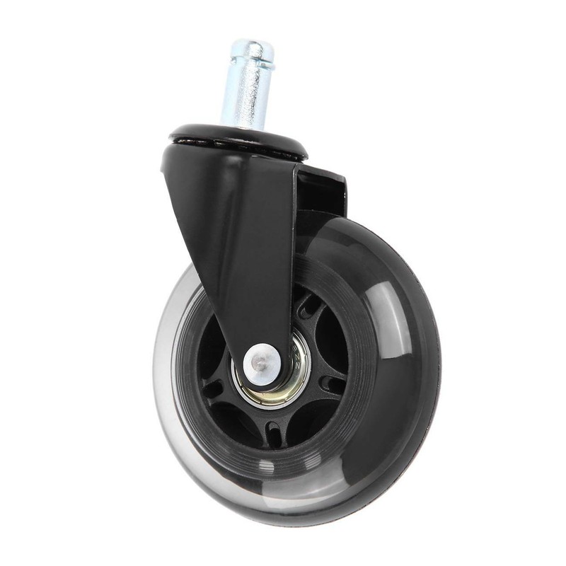 5X 3 inch Office Chair Caster Universal Wheels Set of 5 Heavy Duty Rollerblade