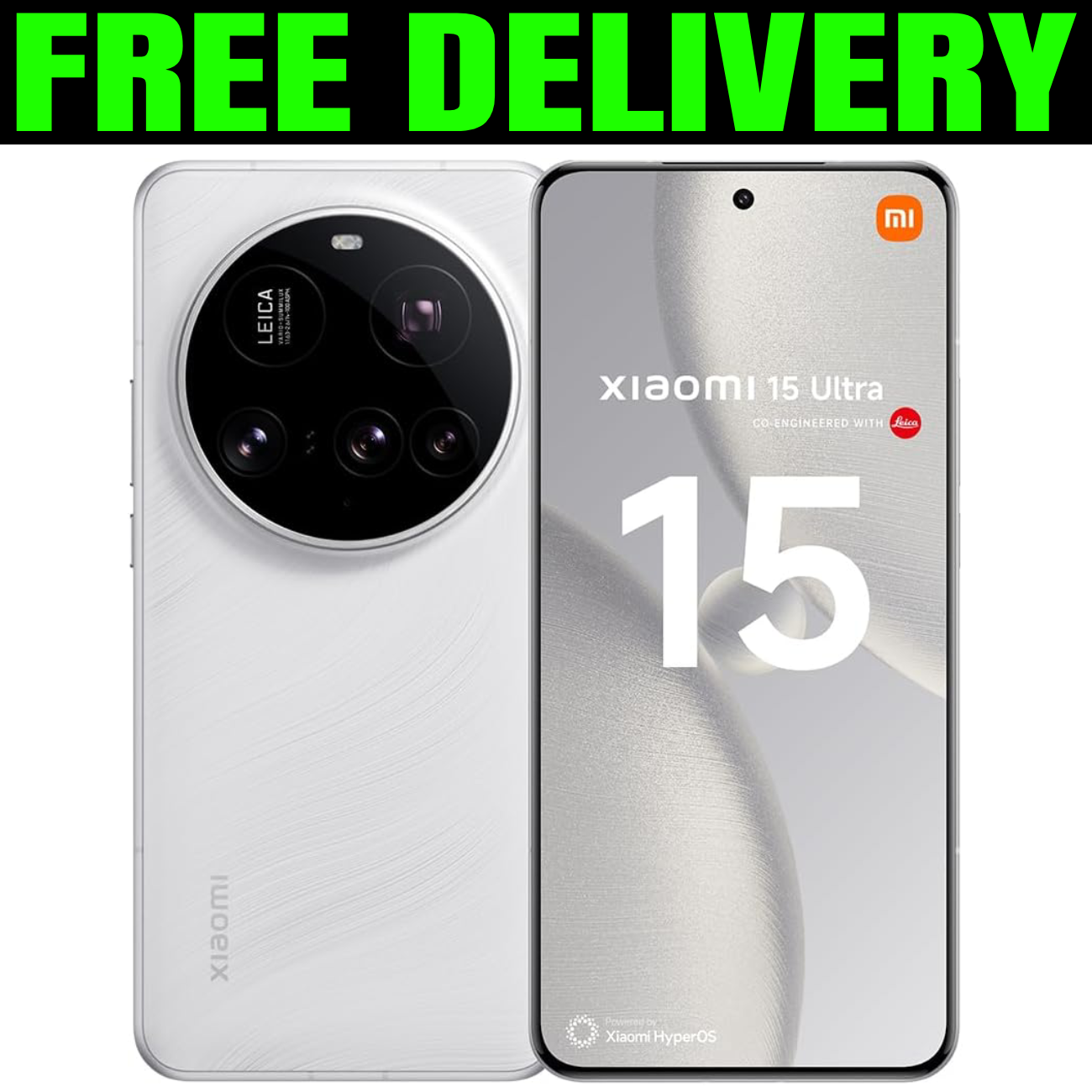Xiaomi 15 Ultra 16GB+512GB 日本語版 ホワイト Xiaomi 15 Ultra White 16G+512G ホワイト SIMフリー