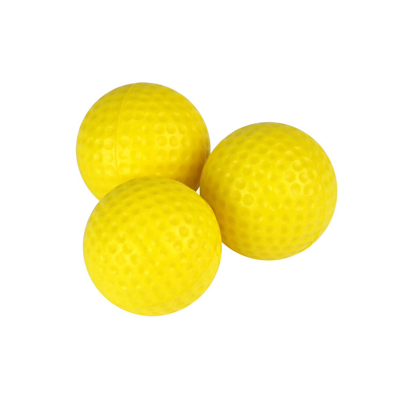 Yellow Foam Practice Golf Balls Available in 12,