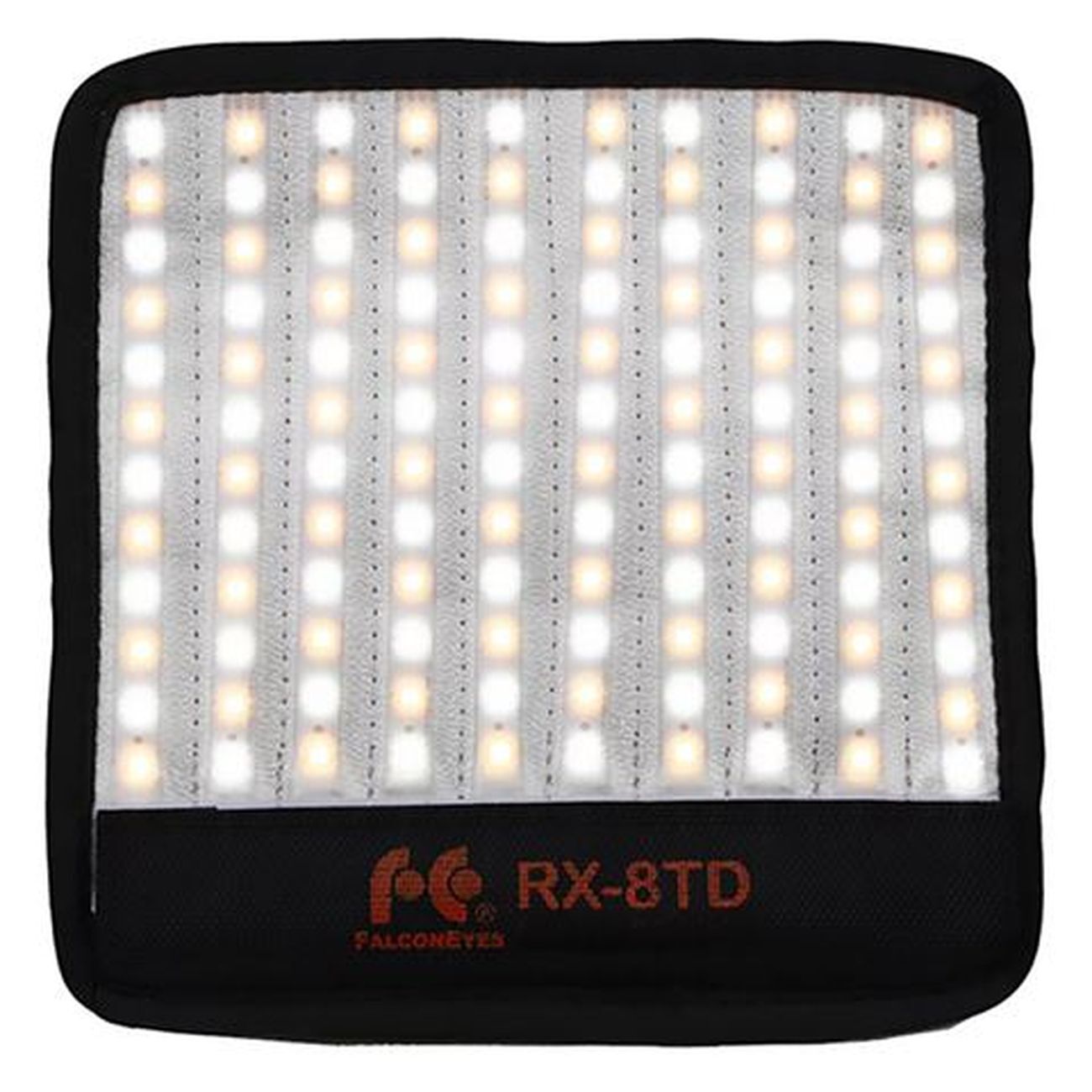FALCON EYES RX-8TD Flexible Bi-Color LED Matte 22x22cm, Akku und Softbox 18W