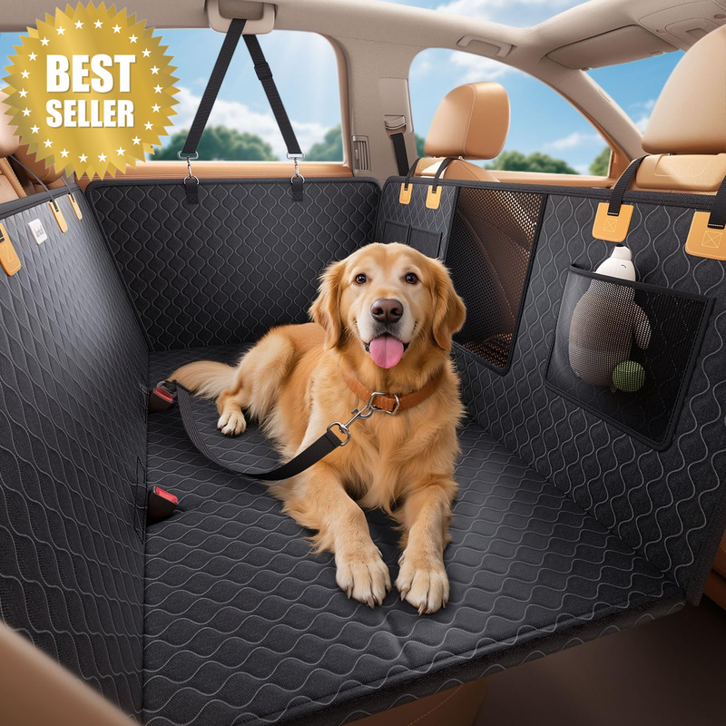 Dog Car Seat Cover for Back Seat for SUV & Small Truck L [Upgraded Anti-Ripped]