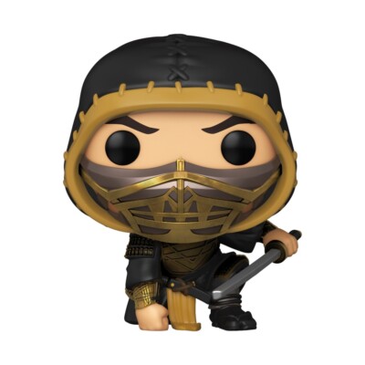 NEW FUNKO POP! MOVIES MORTAL KOMBAT SCORPION ACTION POSE EXCLUSIVE #1058