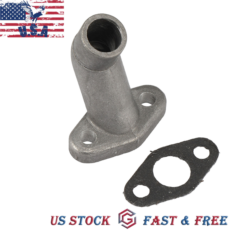 32mm Gas Fuel Offset Intake Manifold Fit 49cc 60cc 70cc 80cc Motorized Bicycle