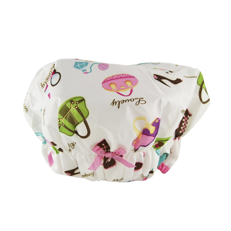 Betty Dain Fashionista Collection Mold Resistant Lined Shower Cap, Diva