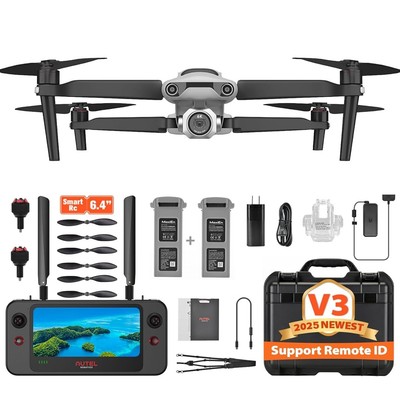 Autel Robotics EVO II Pro 6K V3 Drone Rugged Bundle (Grey Colour)